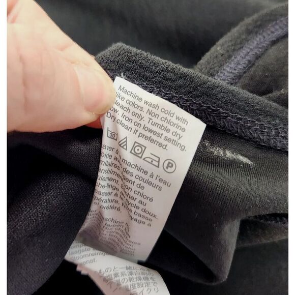 Madewell Texture and Thread Women's Black Long-Sleeved Open Tied Wrap Top Size S - Picture 11 of 12